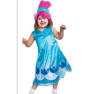 NWT Halloween girls poppy Trolls Costume medium 7/8